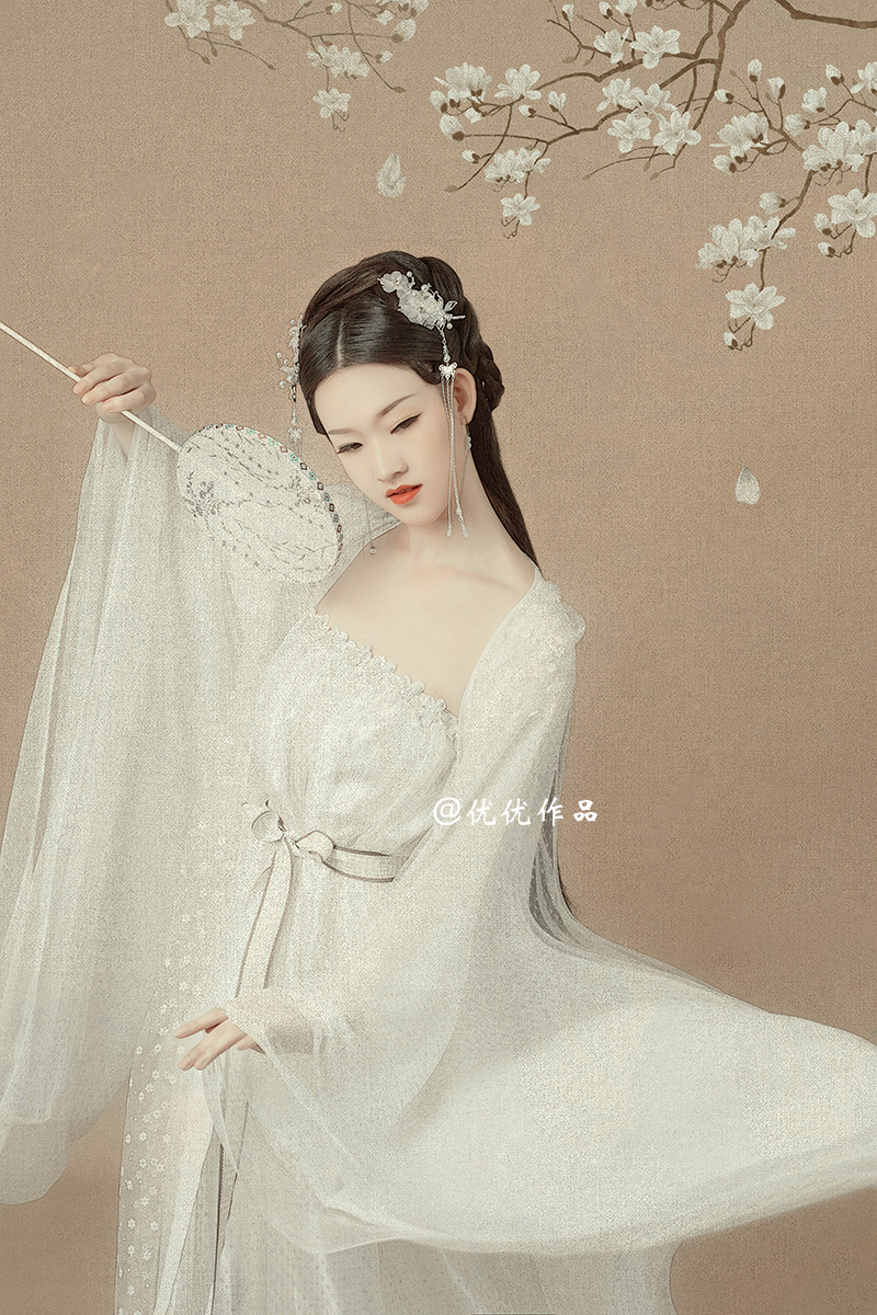 汉代团扇 留仙裙造型4