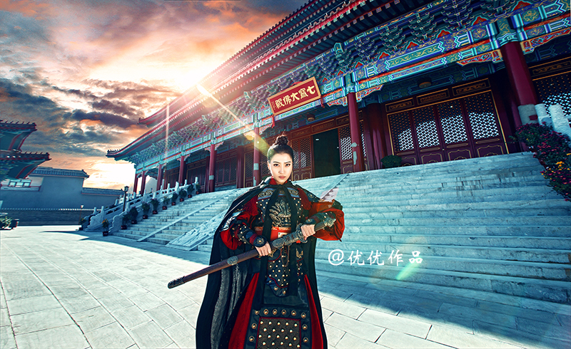 汉代女性 武将装扮4