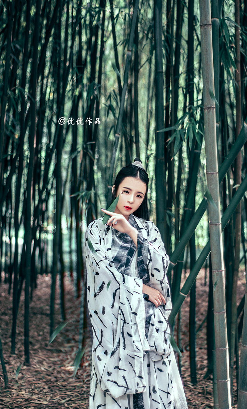 学校化妆作品 《白衣漂漂》2