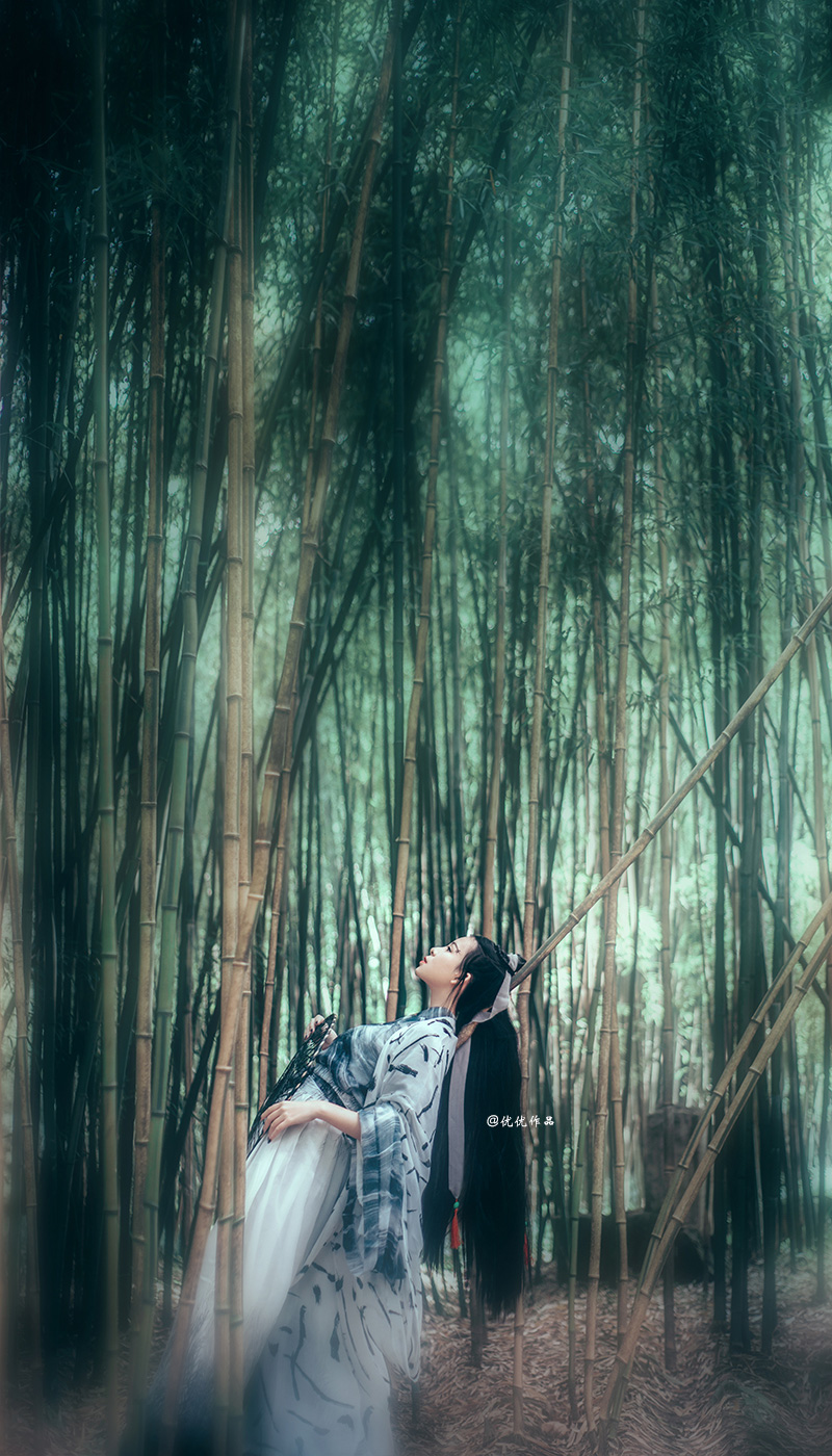 学校化妆作品 《白衣漂漂》6