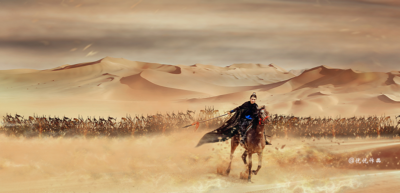 《大漠饮马》2