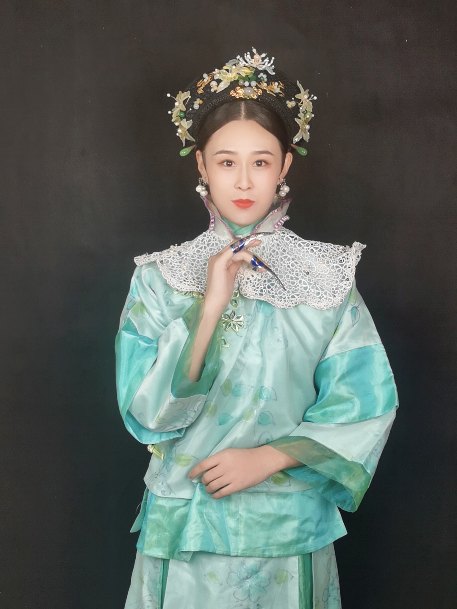 清妆 钿子头的练习16