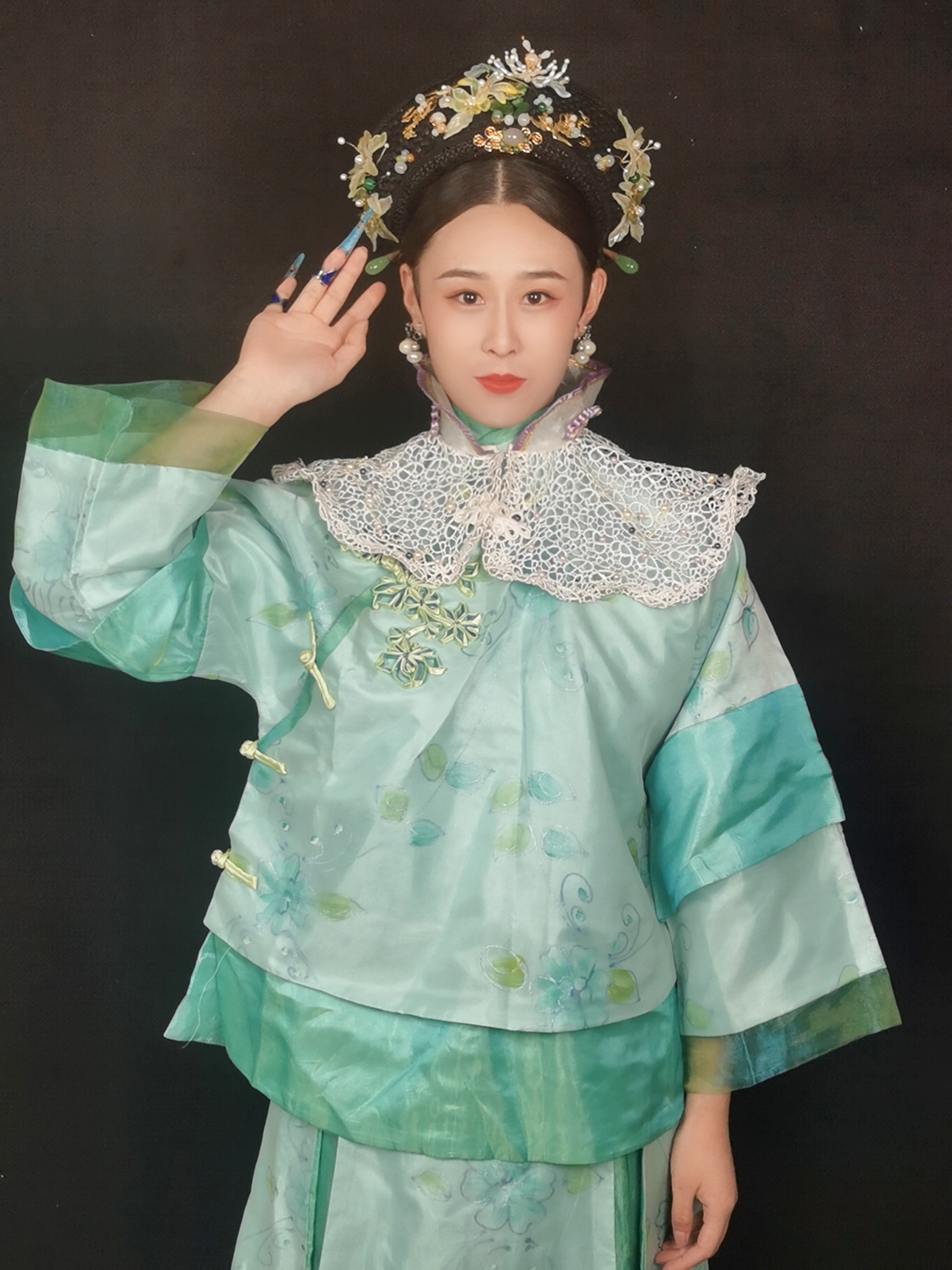 清妆 钿子头的练习18