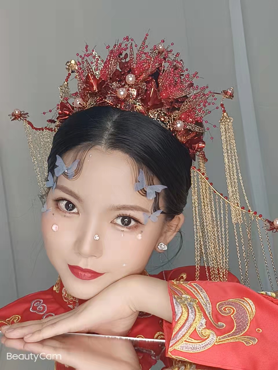 《最美国风新娘》广州秦芳学校设计