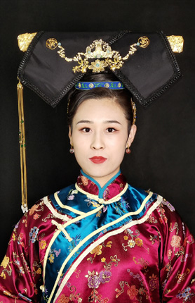 清朝服妆 大拉翅练习