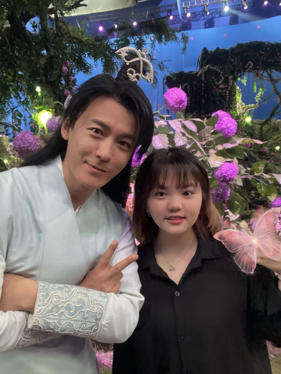 秦芳学员芳芳参加《驭鲛记之与君初相识》拍摄