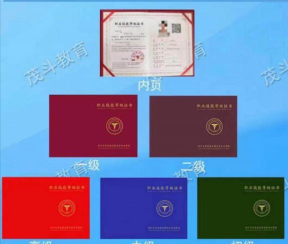 化妆师职业资格证书是什么样子