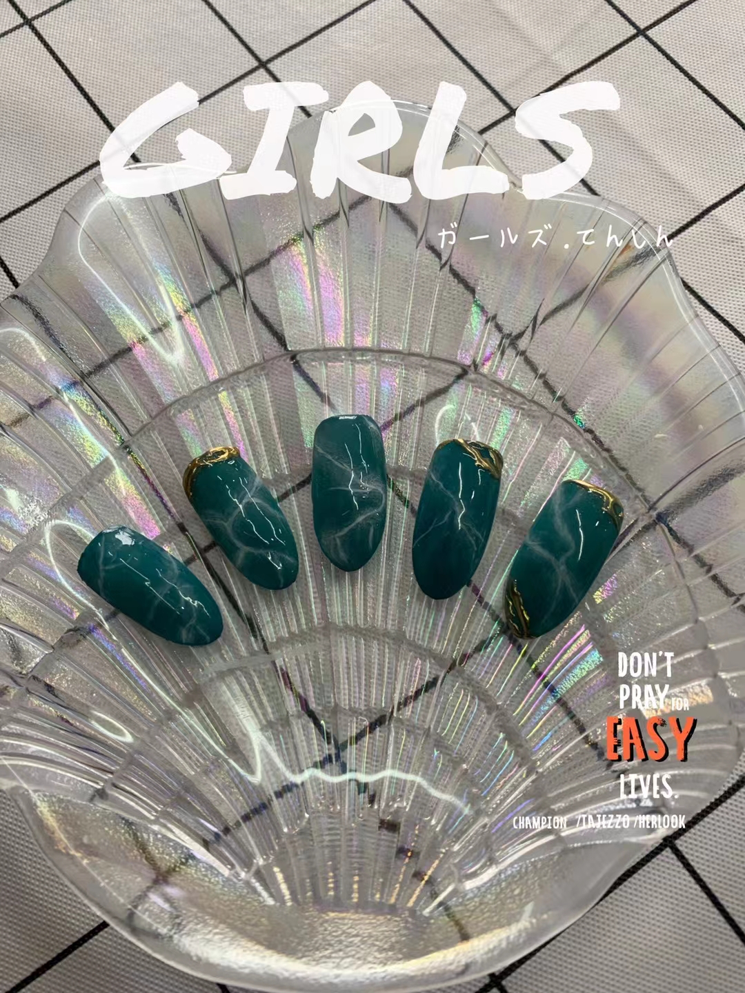 美甲作品《GIRLS》2