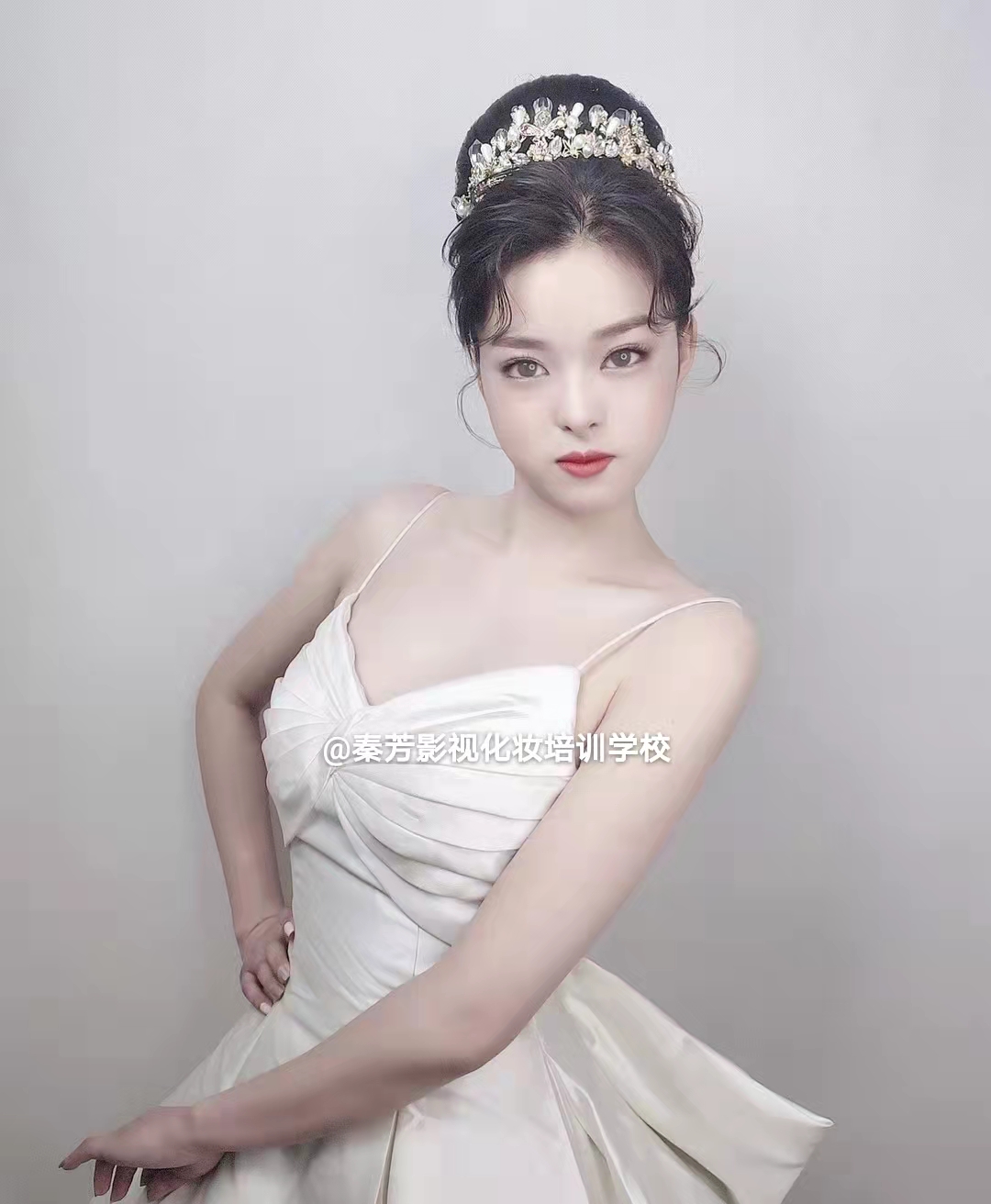 董雪婷同学的新娘妆