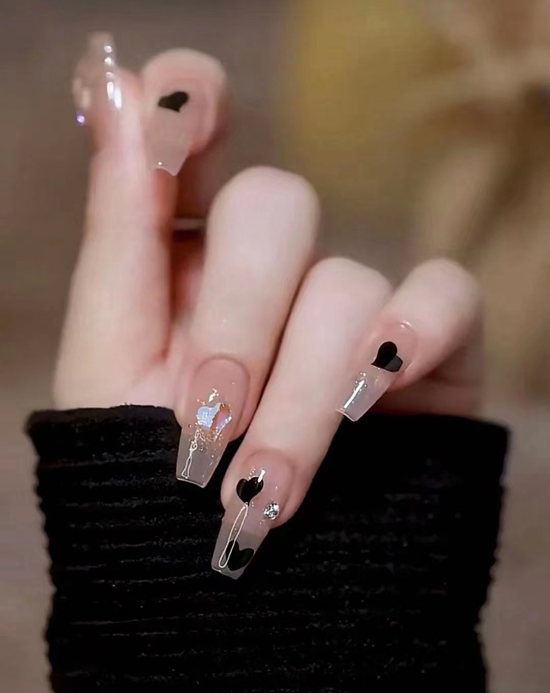 《延长爱心美甲》