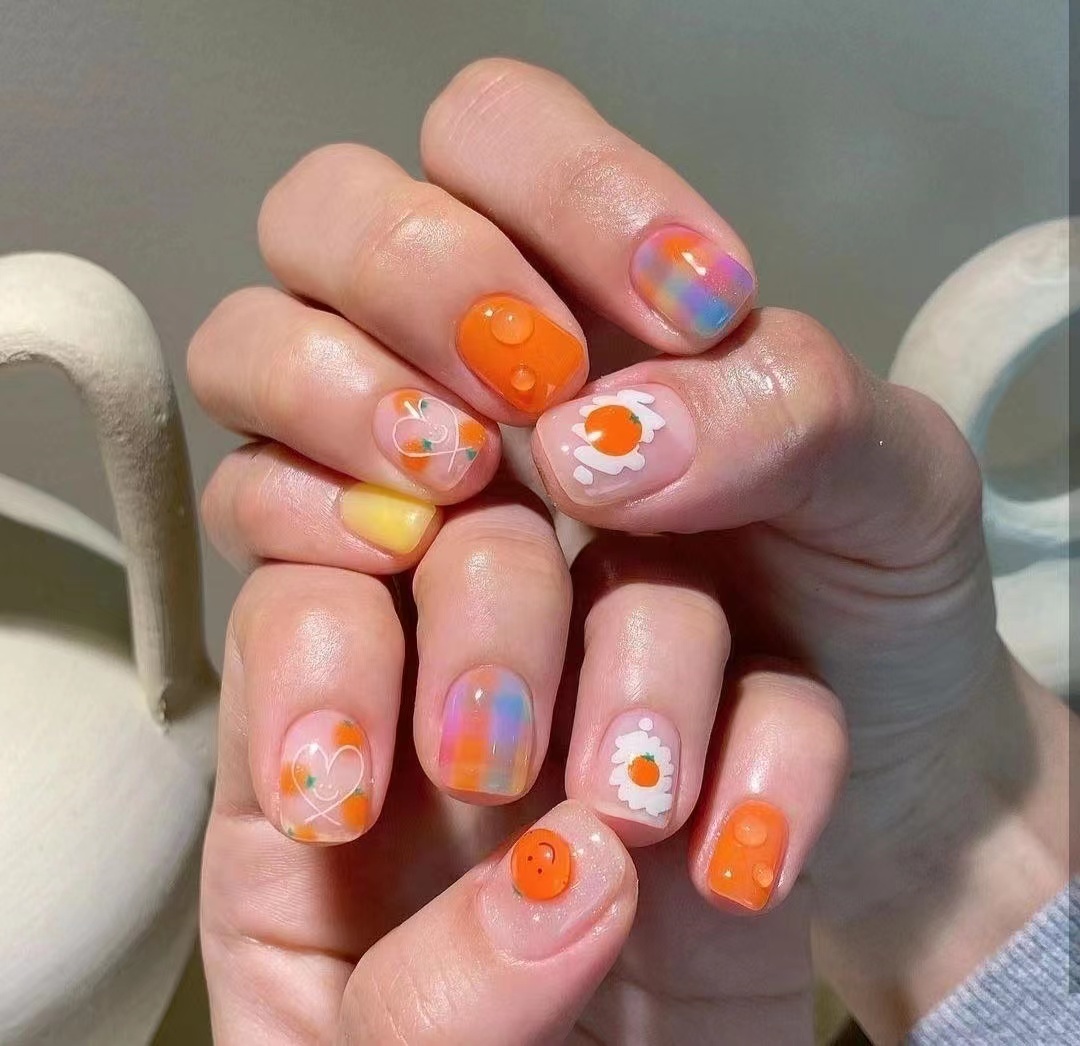 《个人短款美甲作品3》