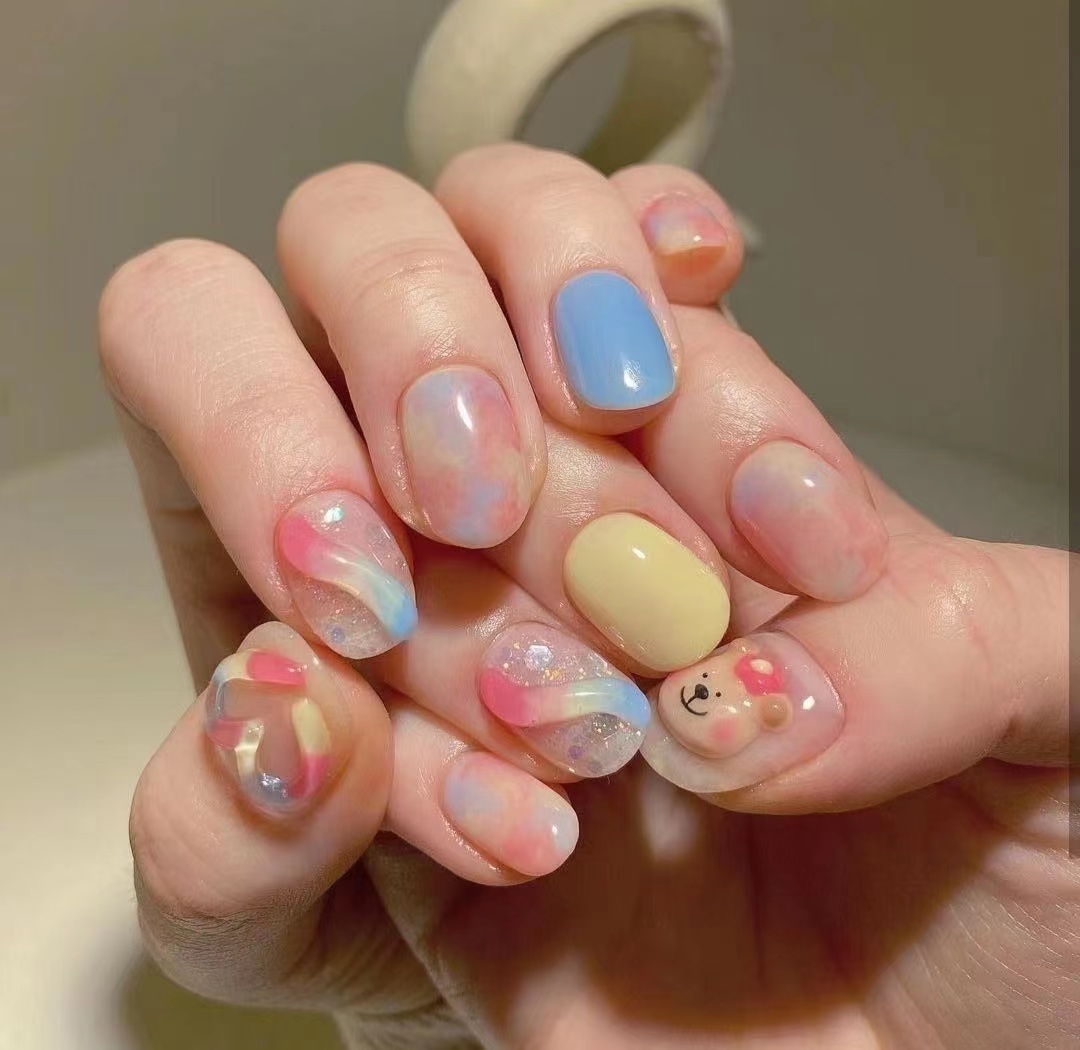 《2022个人美甲短款作品8》