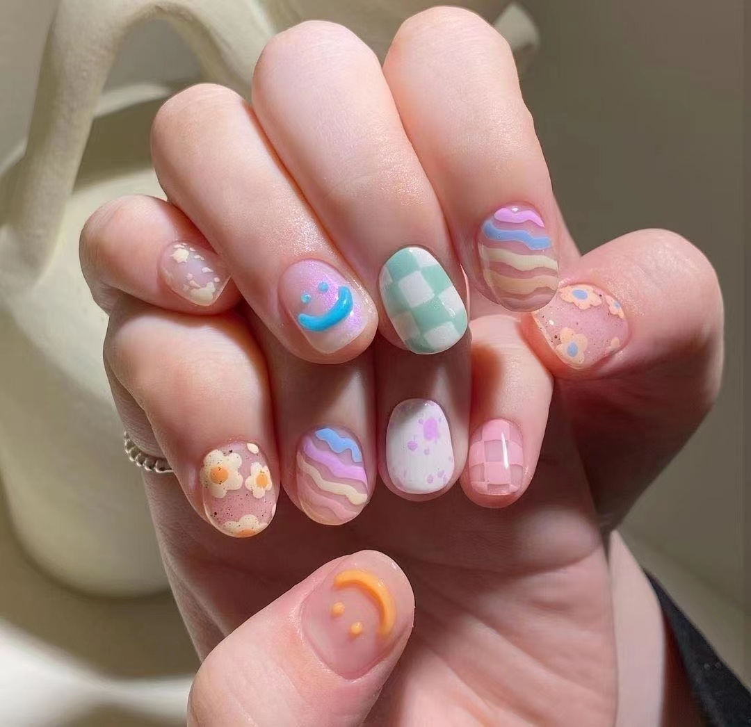 《2022个人美甲短款作品9》