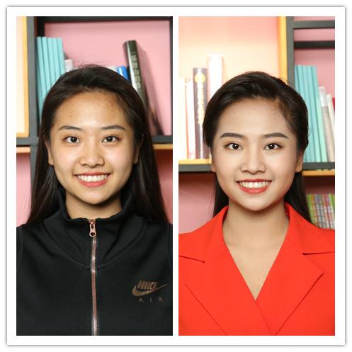 分享一些主持人的化妆效果