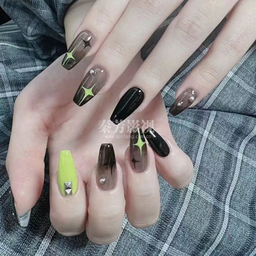 黑绿色水晶甲 你没见过吧