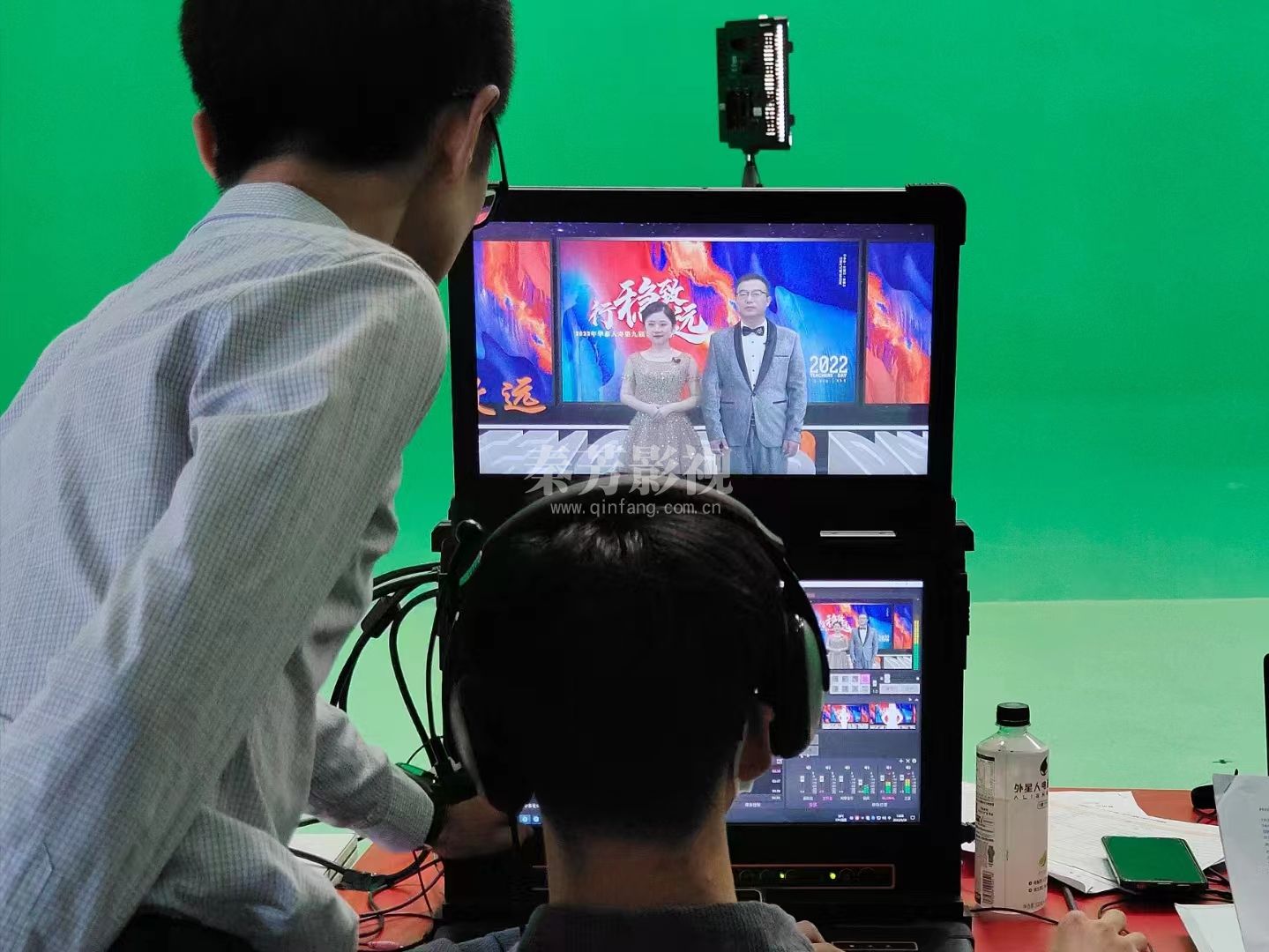 丛润洁同学参与《华泰人寿颁奖典礼.》担任造型师