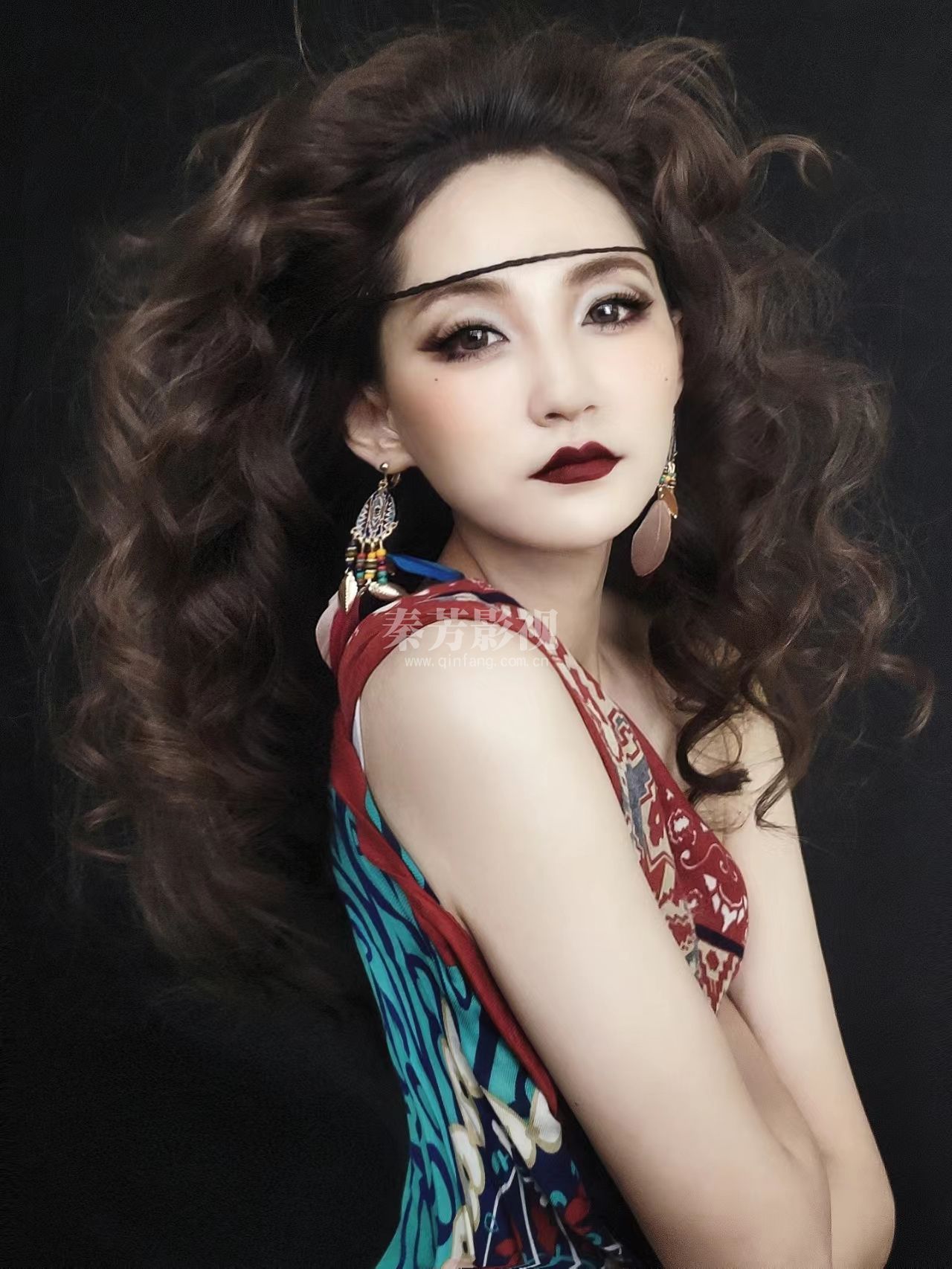 波西米亚风格的化妆效果