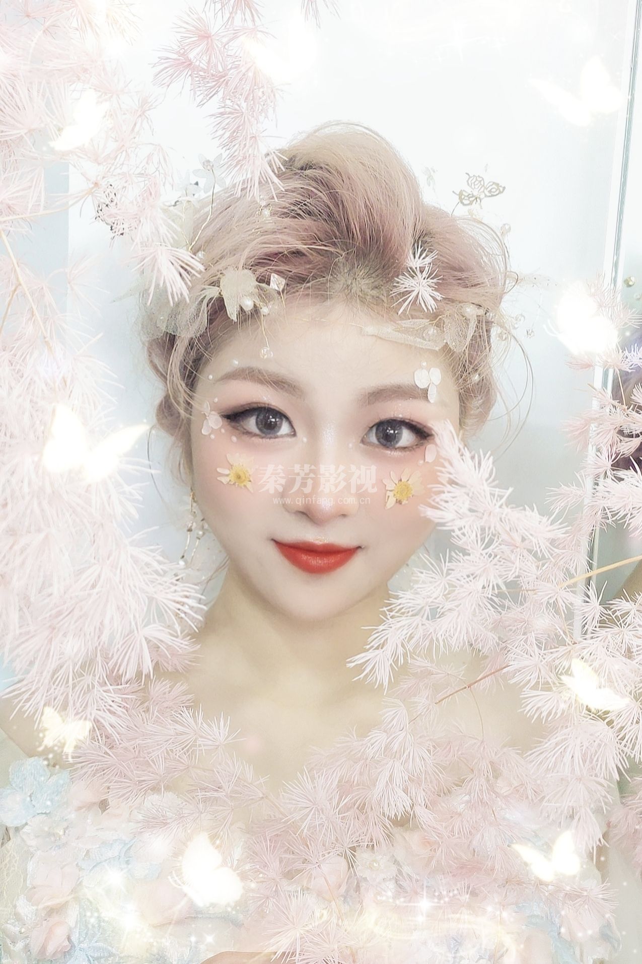 影视学员的化妆效果