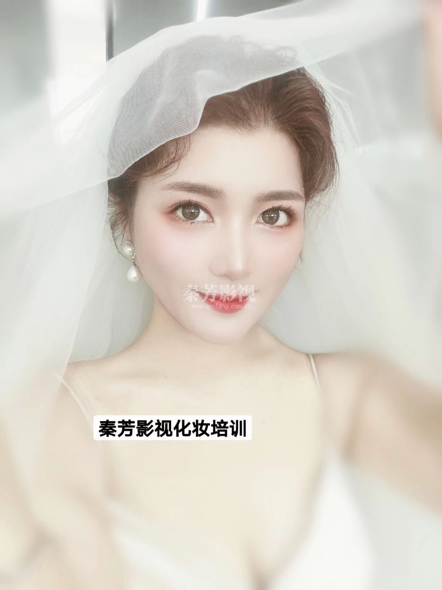 影视学员的化妆效果