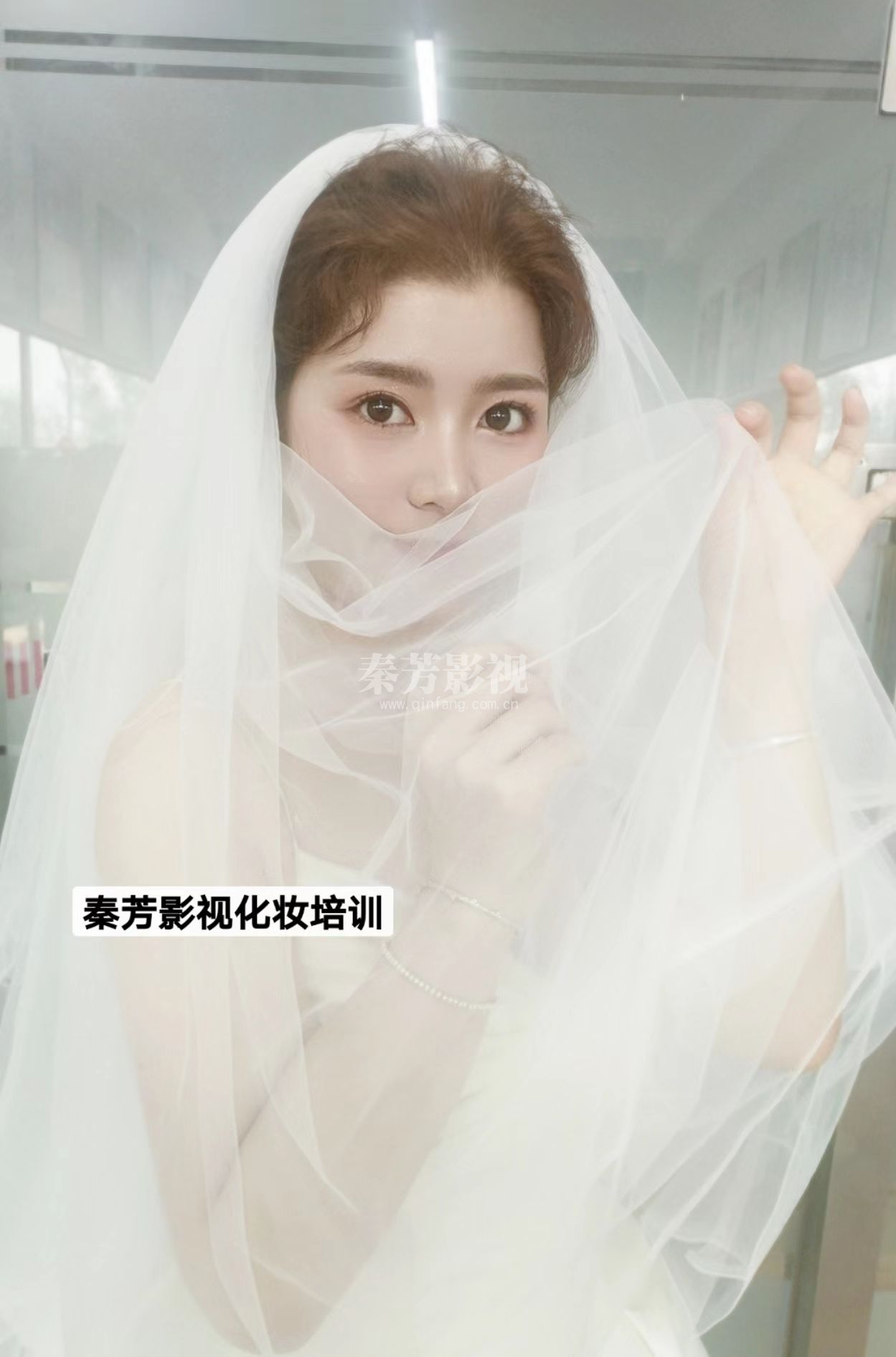 影视学员的化妆效果