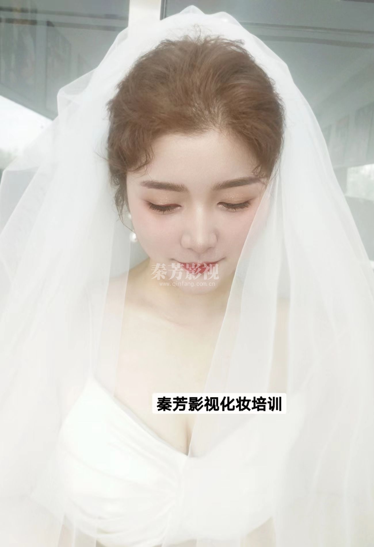 影视学员的化妆效果