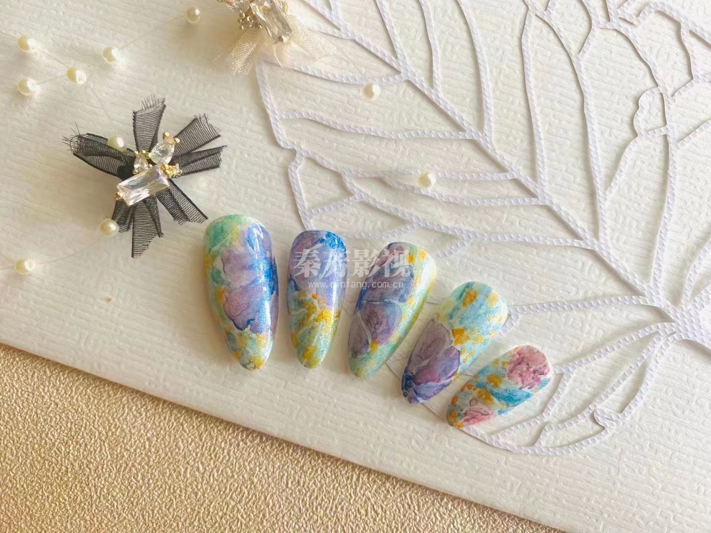 美甲学校毕业班作品