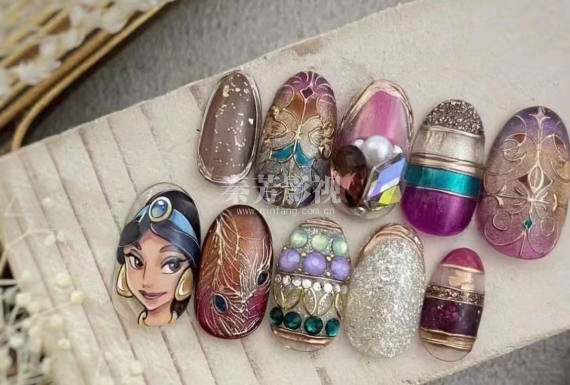 美甲学校毕业班作品