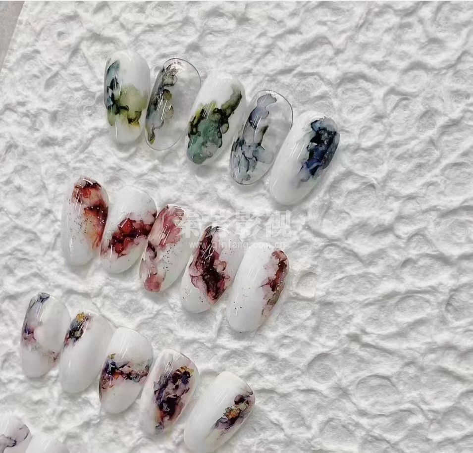 美甲学校毕业班作品