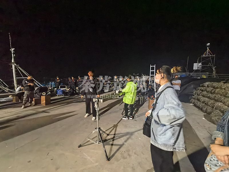 王丹阳参加《反诈风暴》化妆工作