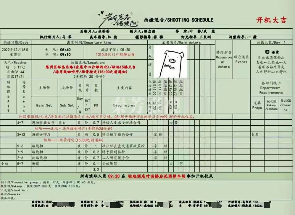 佳佳就业剧组《若有寒冬遇暖阳》杀青