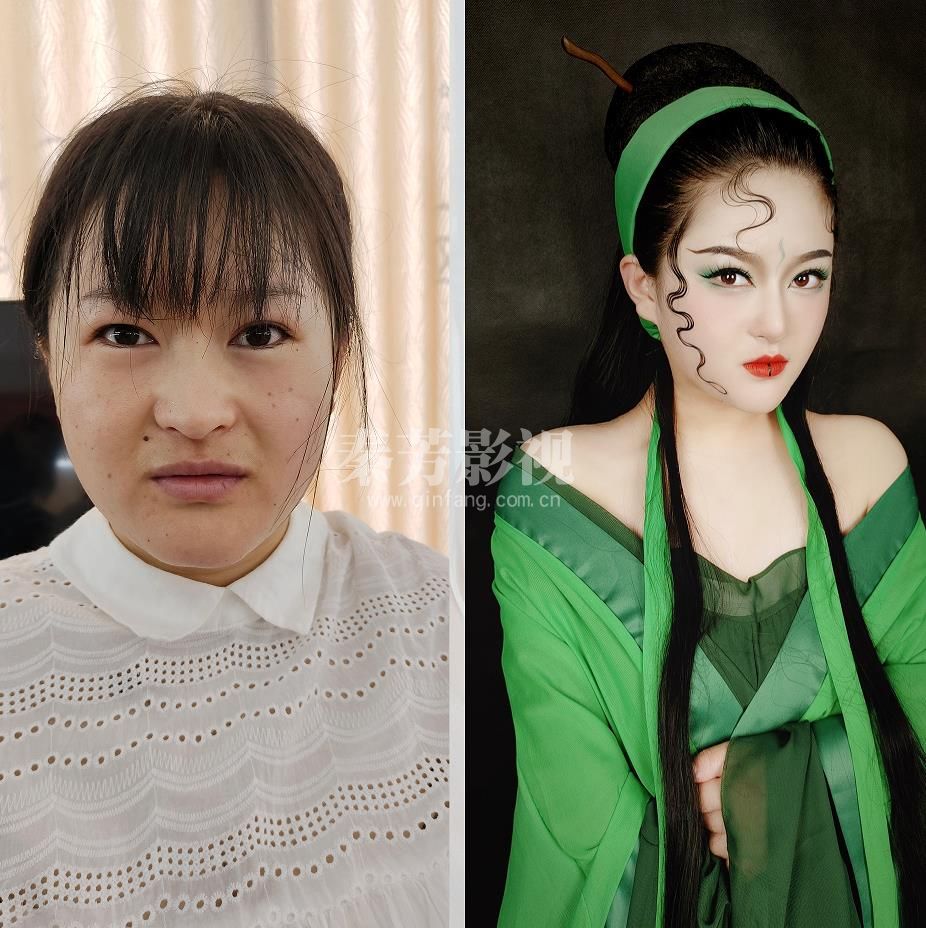 学员《青蛇》装扮