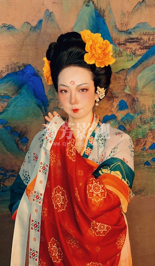 最近流行的影视圈汉女妆