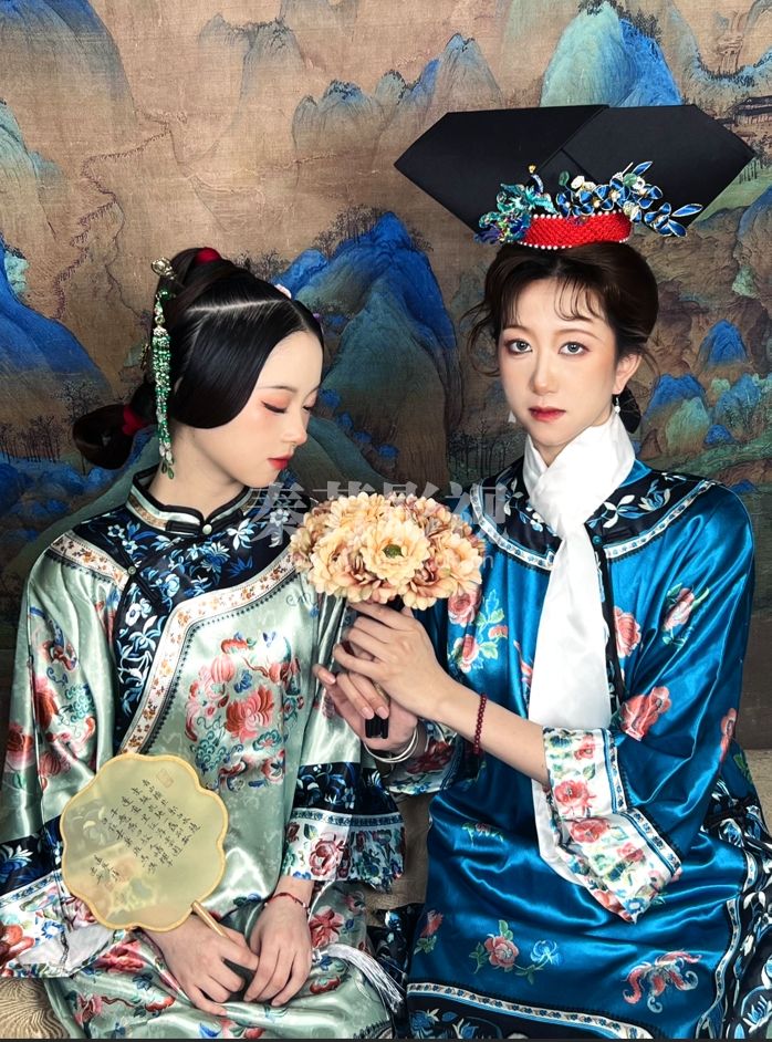 清初的架子头发型