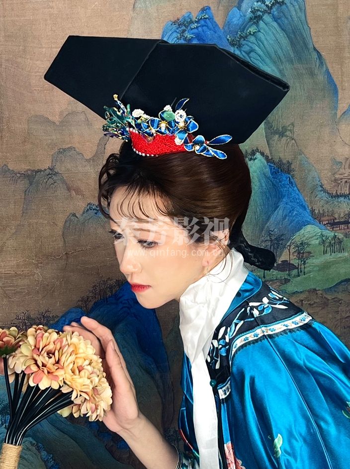 清初的架子头发型