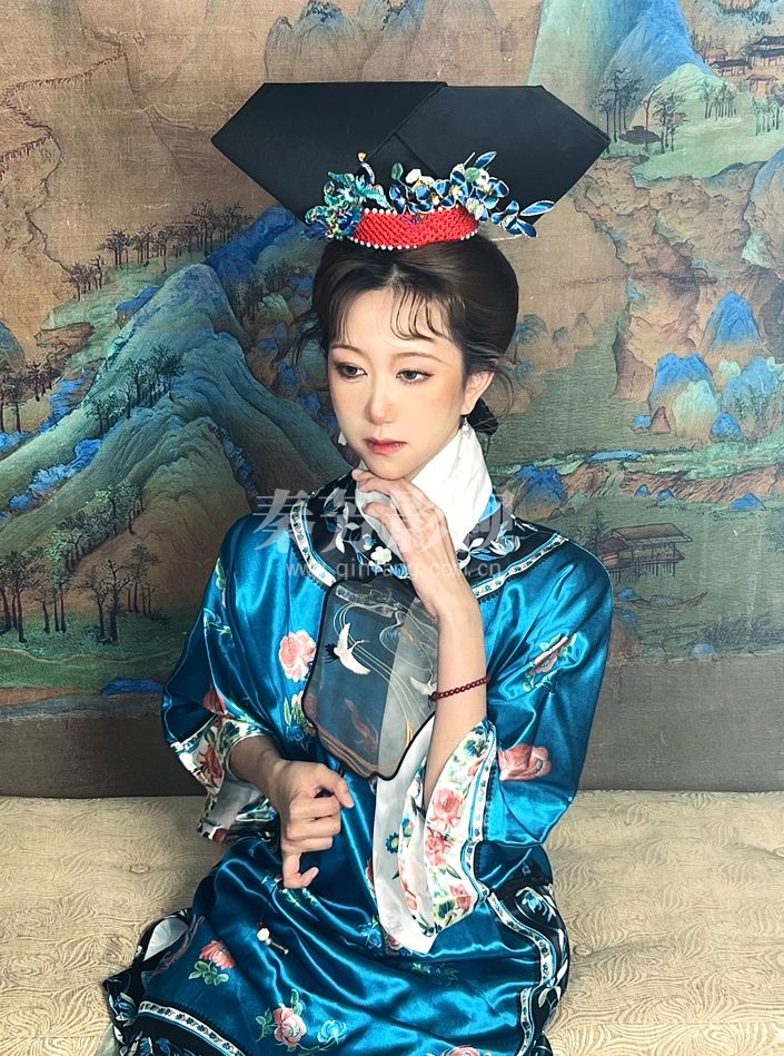 清初的架子头发型