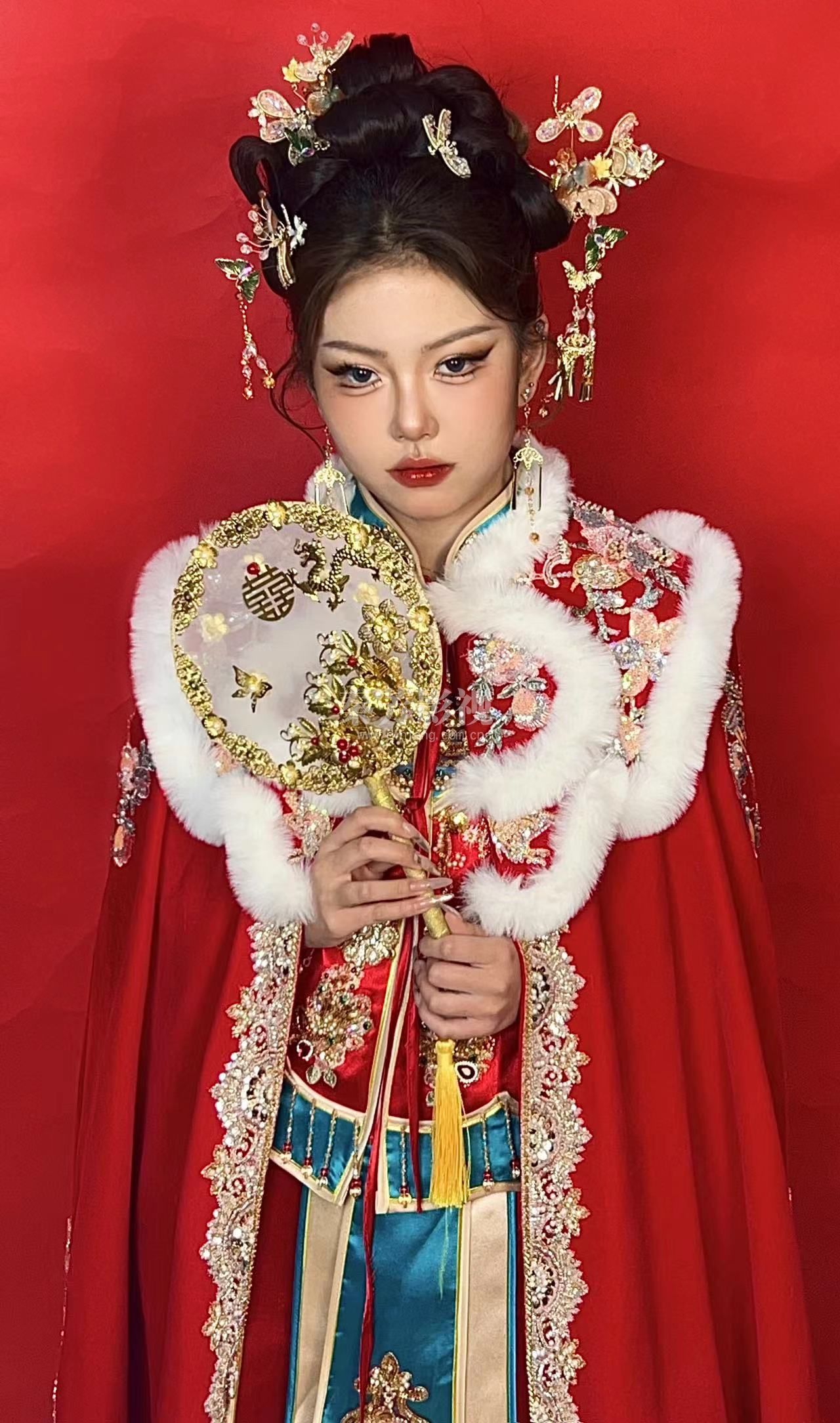 清朝的结婚新娘装扮