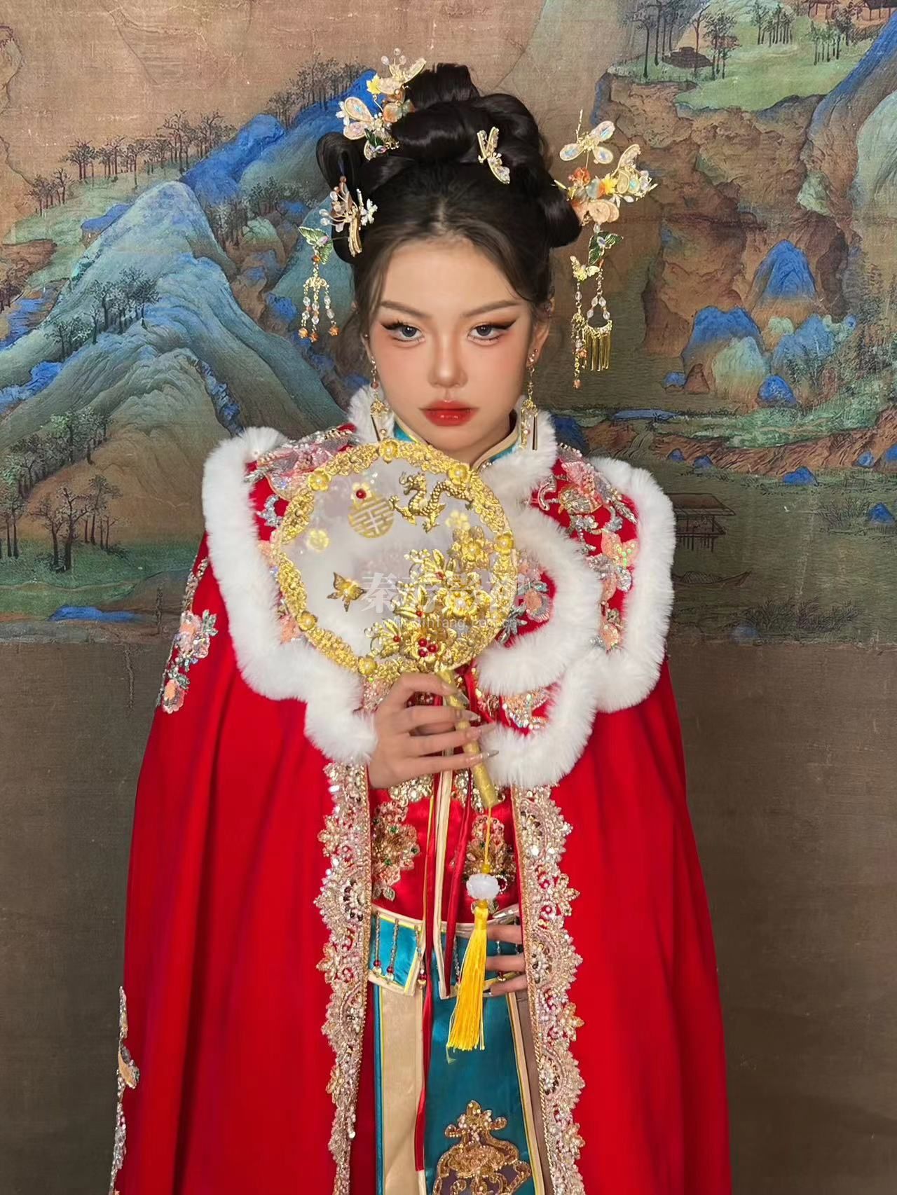 清朝的结婚新娘装扮