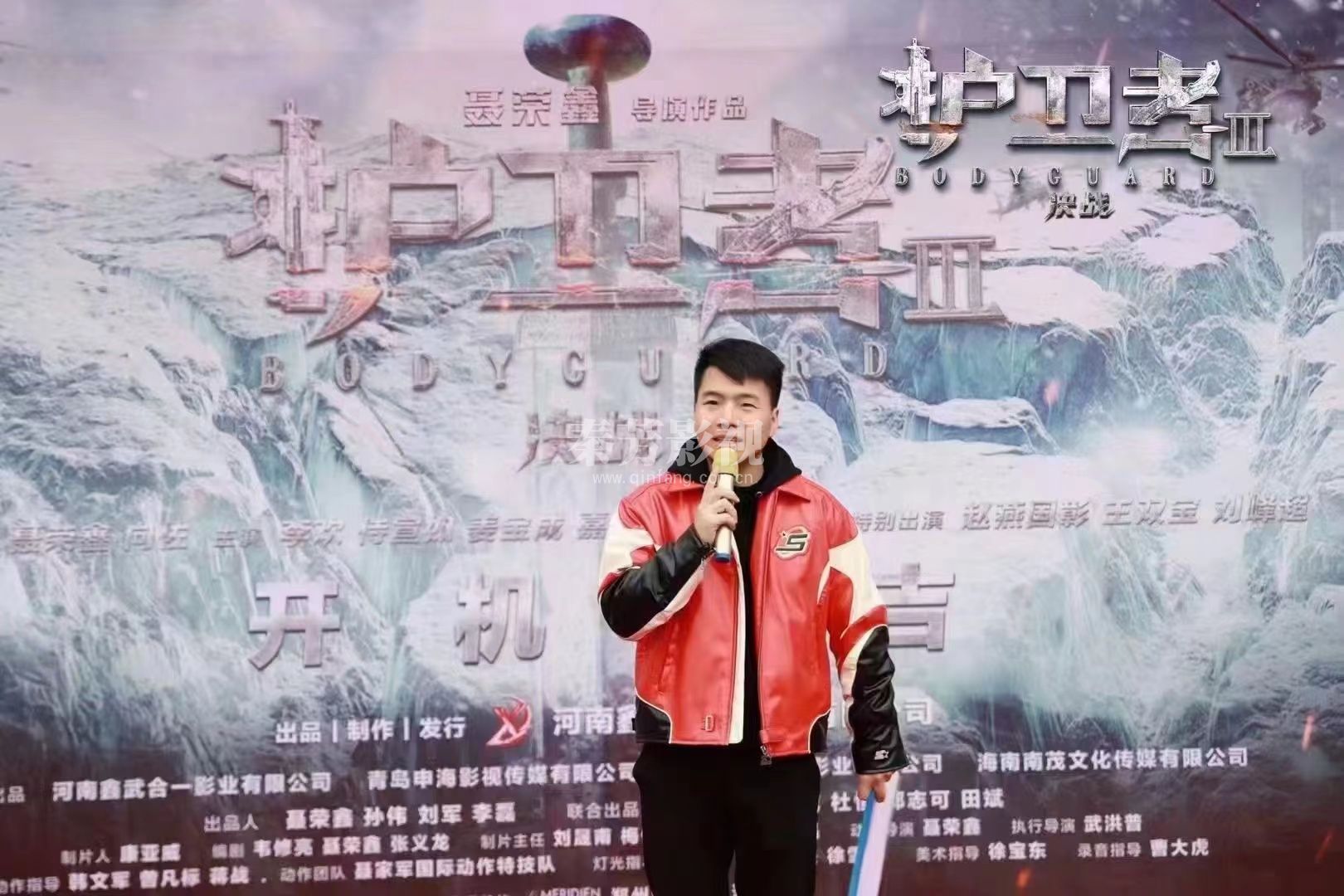 学生郑佳伟同学参加《护卫者3决战》开机