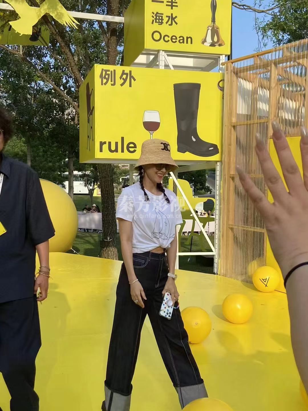 学员赵玲在实习现场拍的