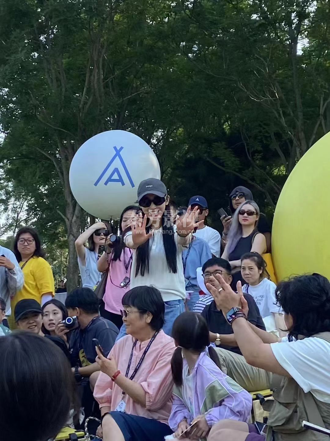 学员赵玲在实习现场拍的