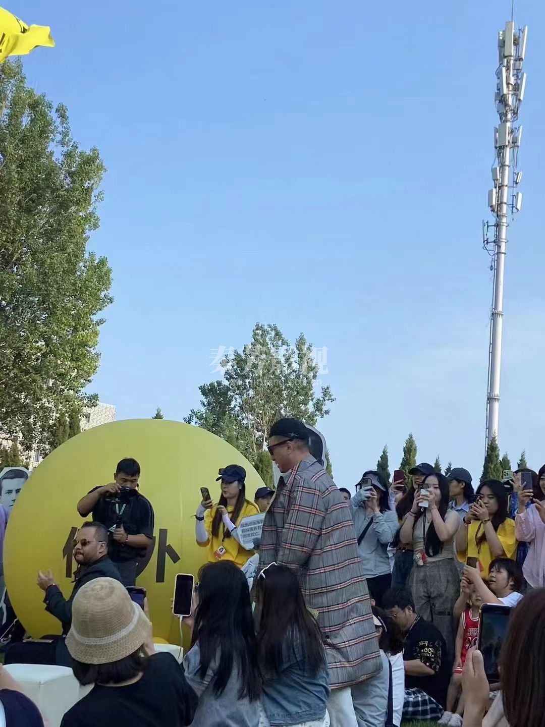 学员赵玲在实习现场拍的