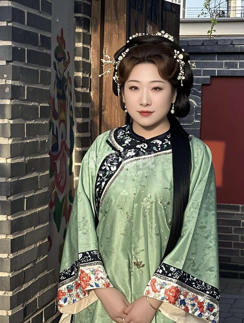 清晚期 旗袍服饰