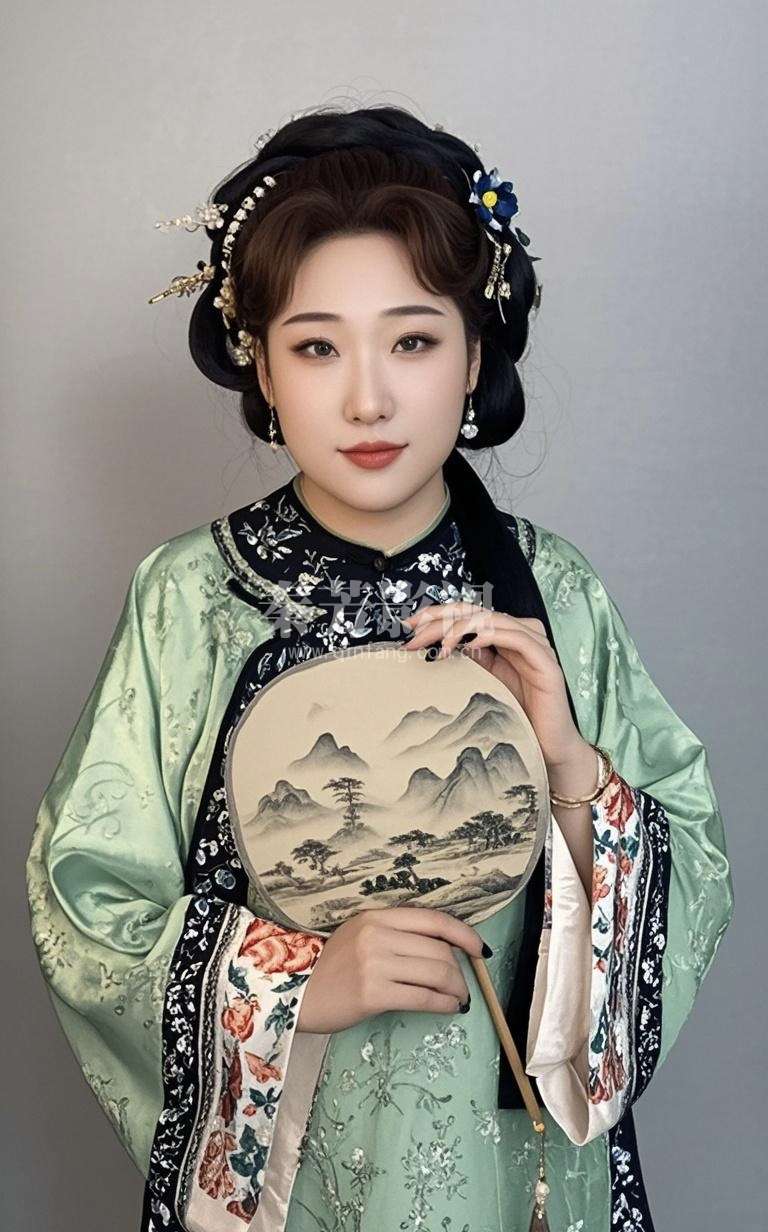 清晚期 旗袍服饰