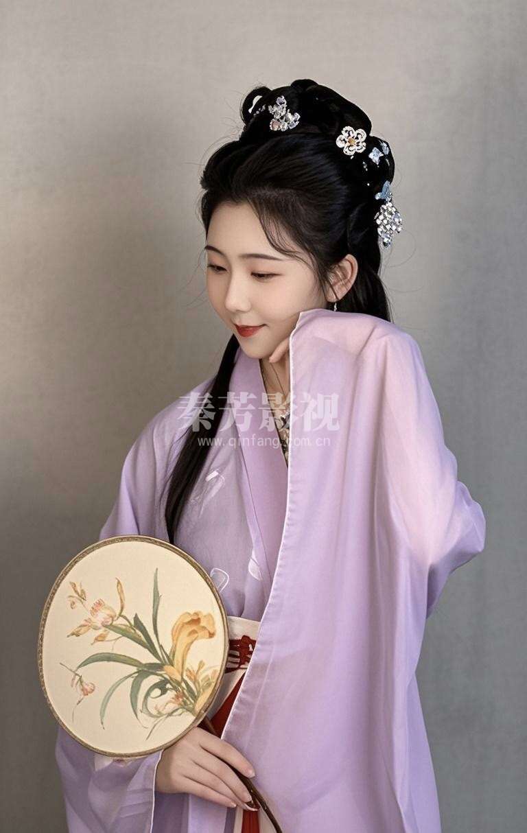 紫衣圆脸美女 学员都喜欢