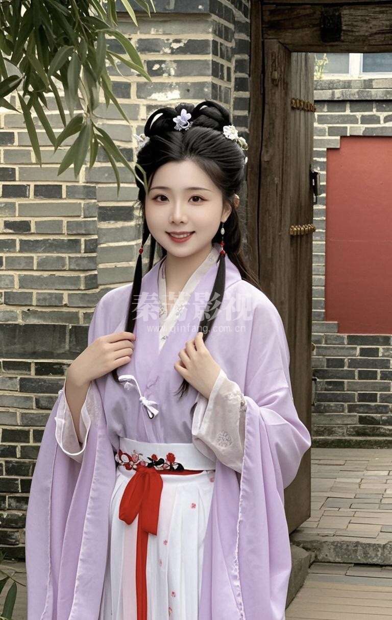 紫衣圆脸美女 学员都喜欢