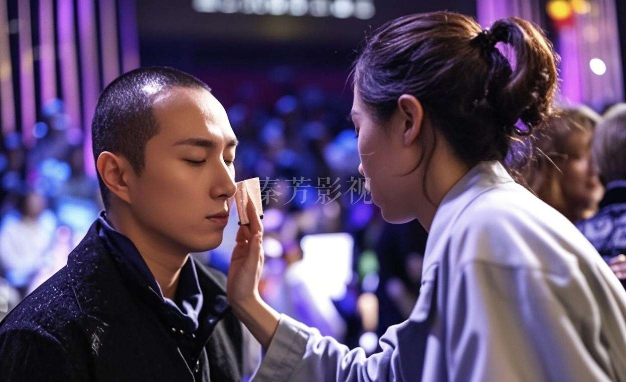 武打演员剧烈运动后，底妆斑驳脱落如何快速补救
